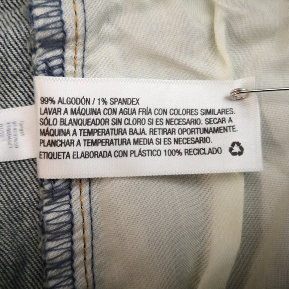 NWT Universal Thread Ladies Size 24W Medium Wash High Rise A-line Jean Shorts - Picture 7 of 16